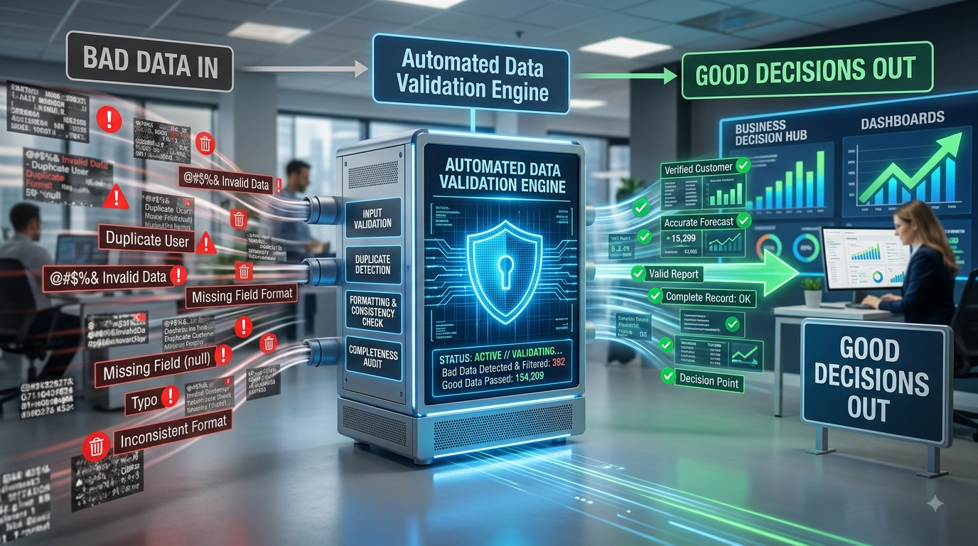 Bad Data In, Bad Decisions Out: How Automated Data Validation Protects Your Business
