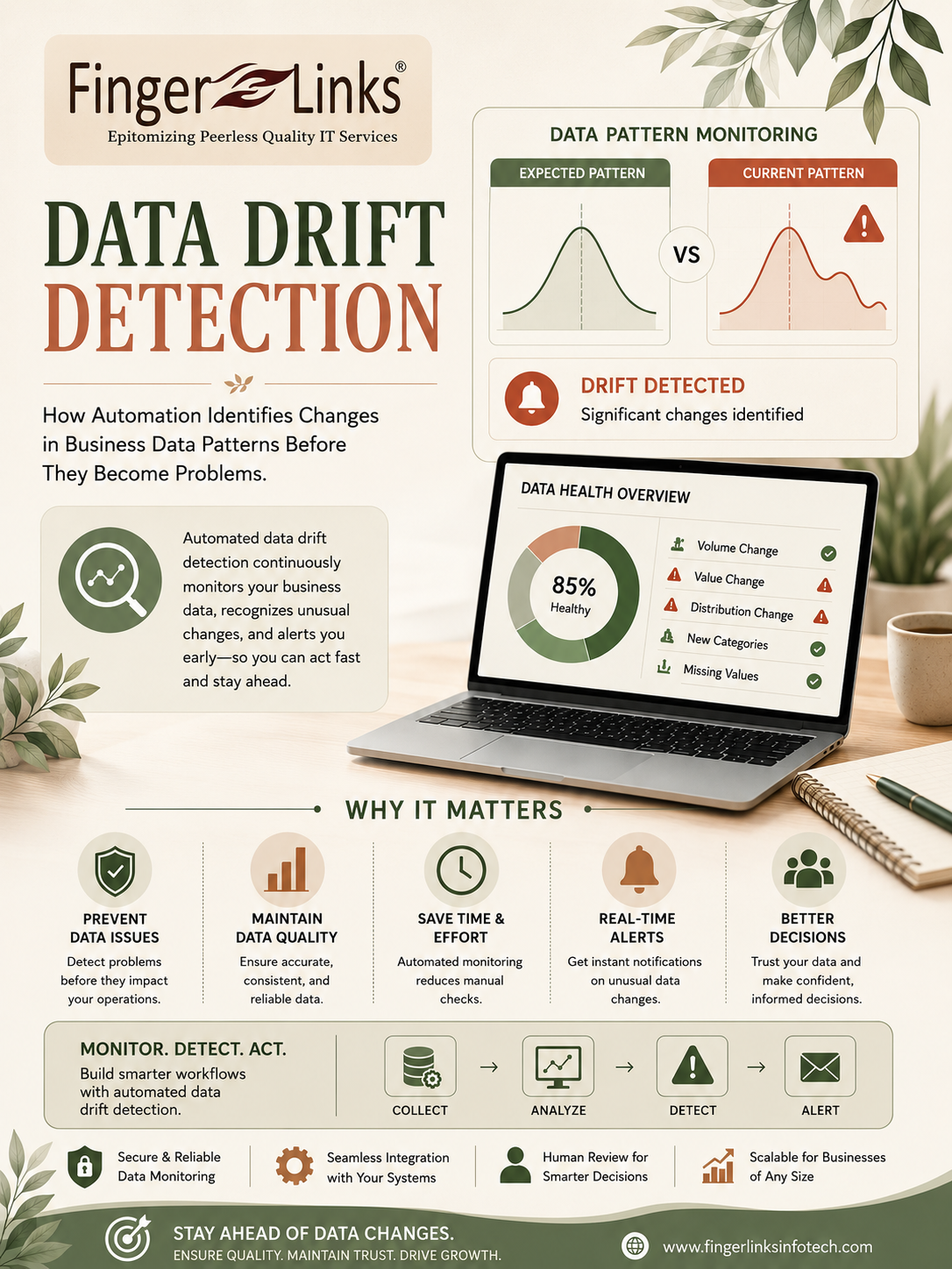 Data Drift Detection: How Automation Identifies Changes in Business Data Patterns Before They Become Problems