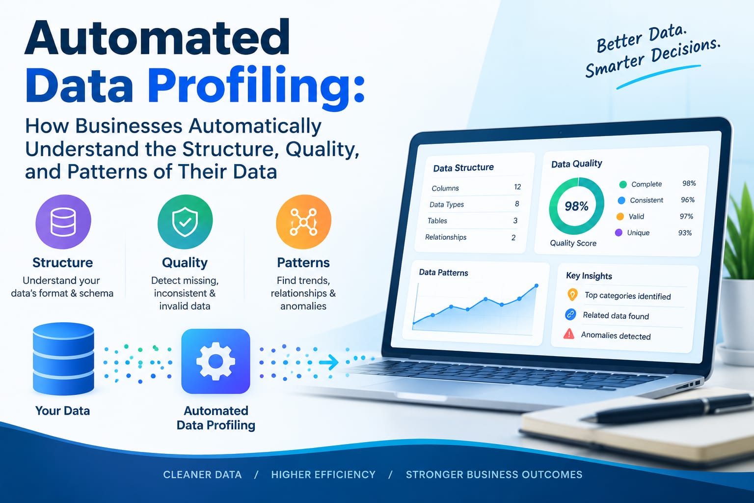Automated Data Profiling: How Businesses Automatically Understand the Structure, Quality, and Patterns of Their Data