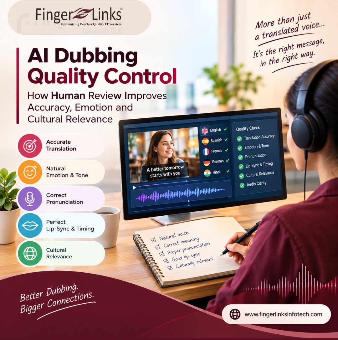 AI Dubbing Quality Control: How Human Review Improves Accuracy, Emotion, and Cultural Relevance