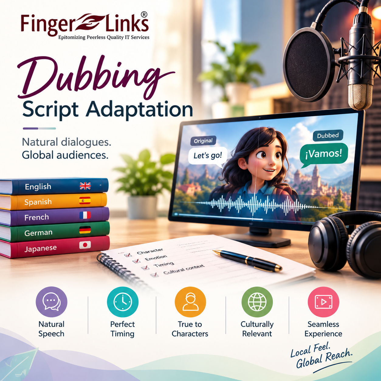 Dubbing Script Adaptation: How to Create Natural and Culturally Relevant Dialogue