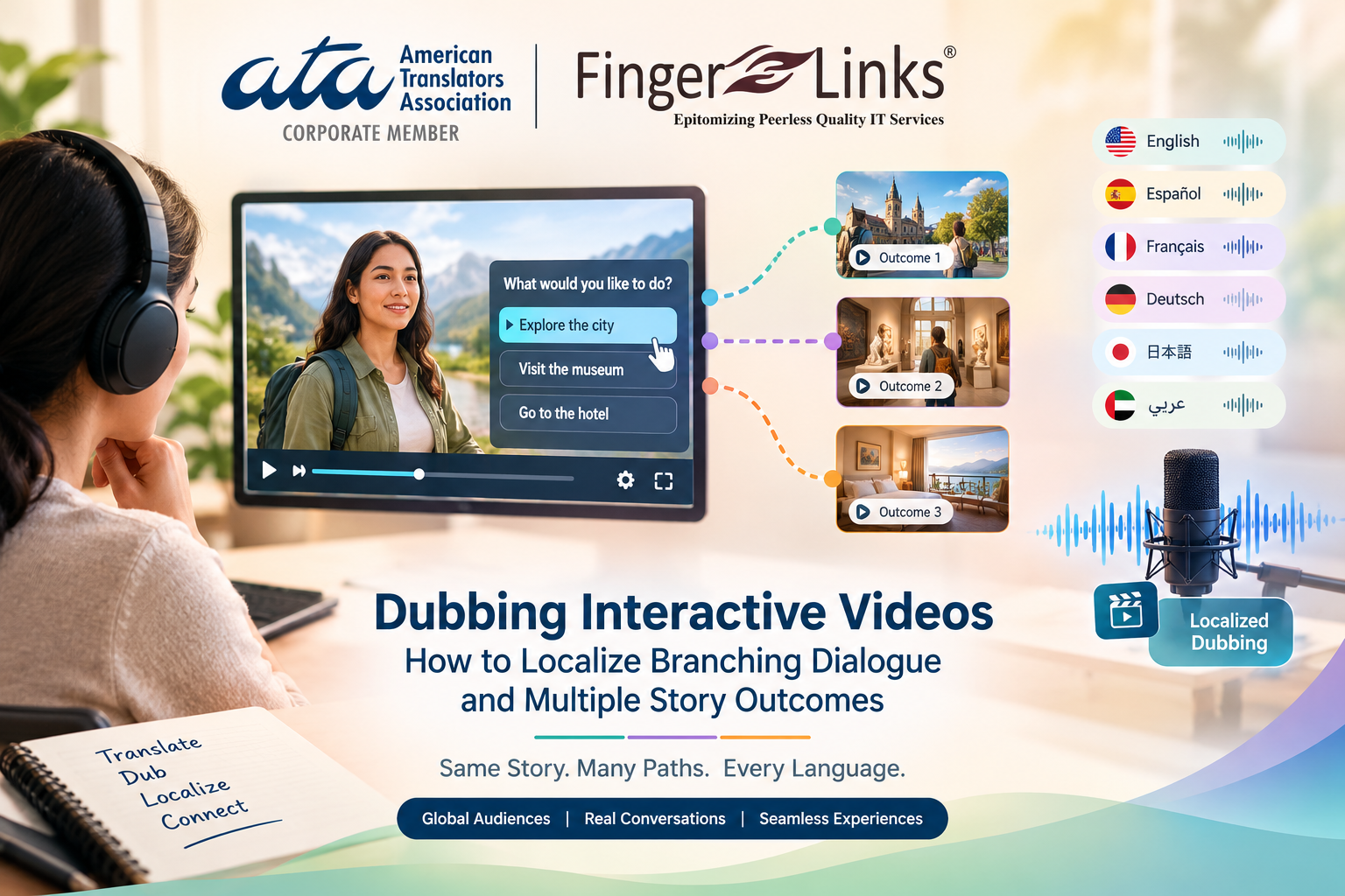 Dubbing Interactive Videos: How to Localize Branching Dialogue and Multiple Story Outcomes